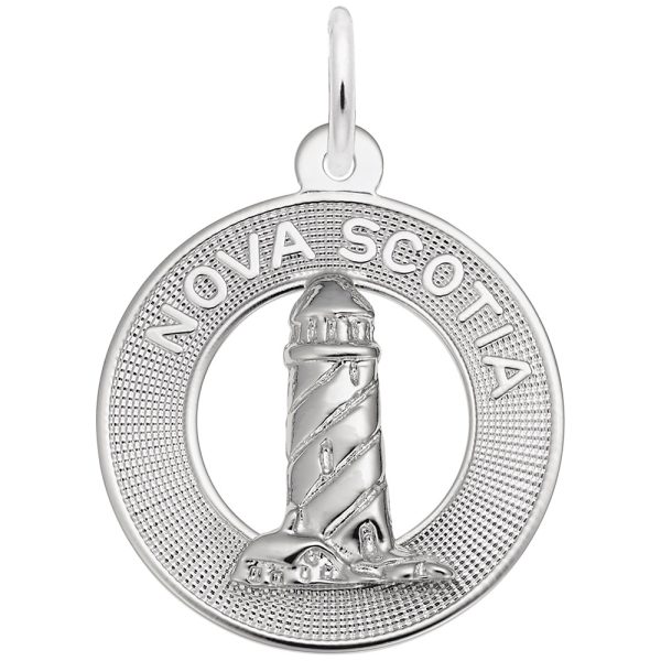 Nova Scotia Lighthouse Ring Charm
