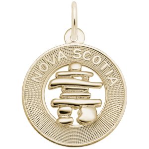Nova Scotia Inukshuk Ring Charm