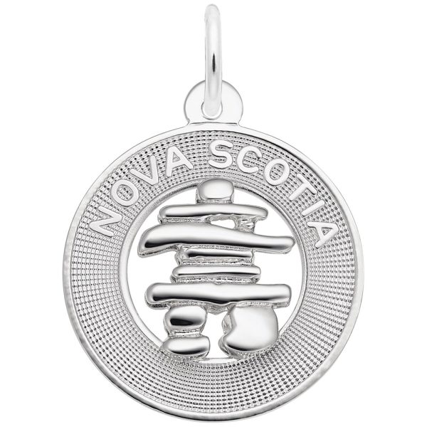 Nova Scotia Inukshuk Ring Charm