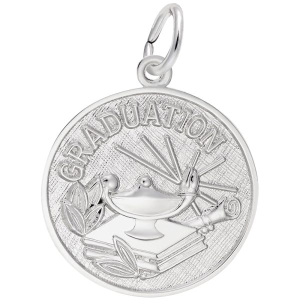 Graduation Lamp of Learning Disc Charm