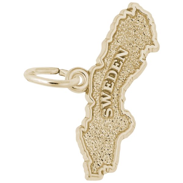 Sweden Map Charm