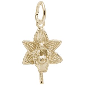 Orchid Flower Charm