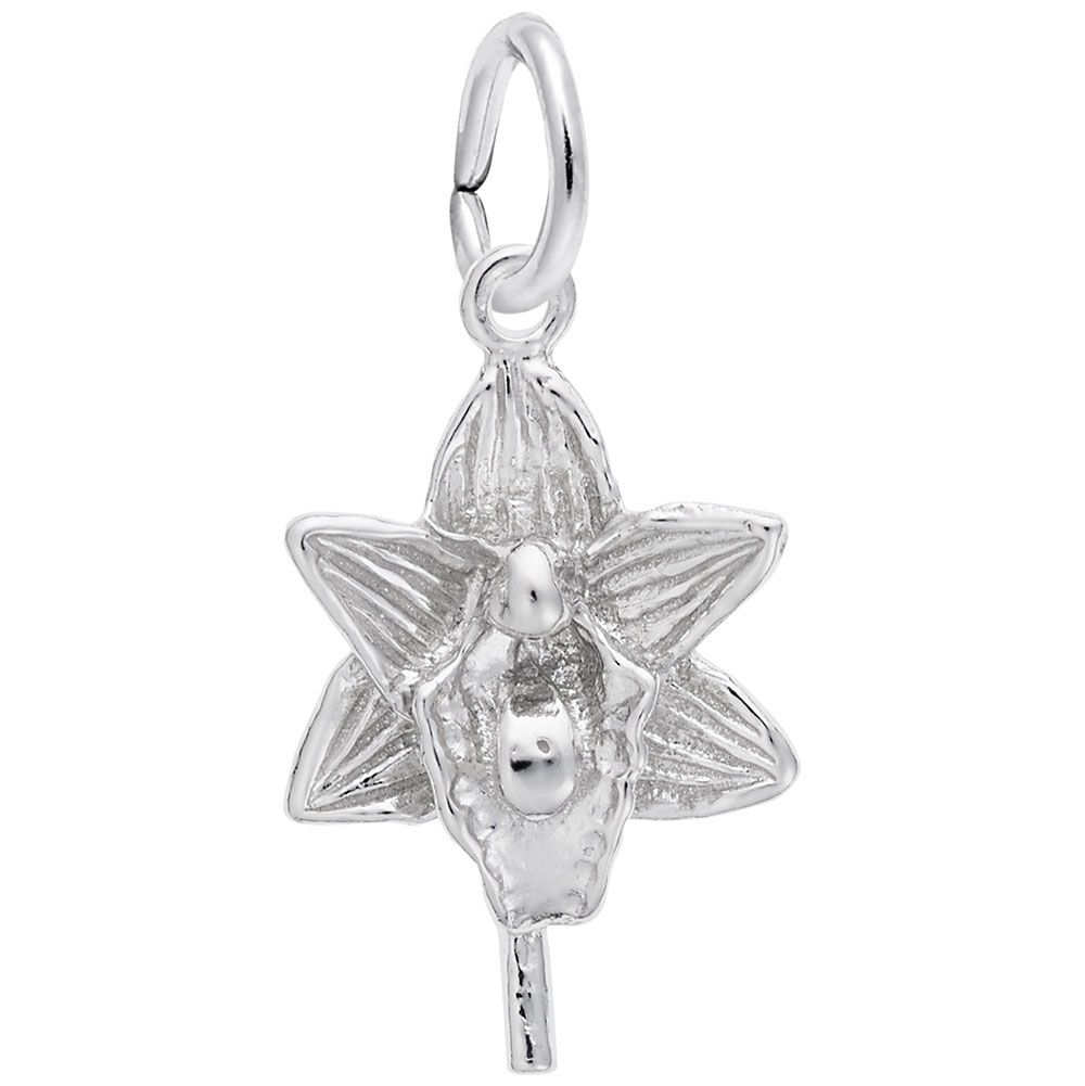 Orchid Flower Charm