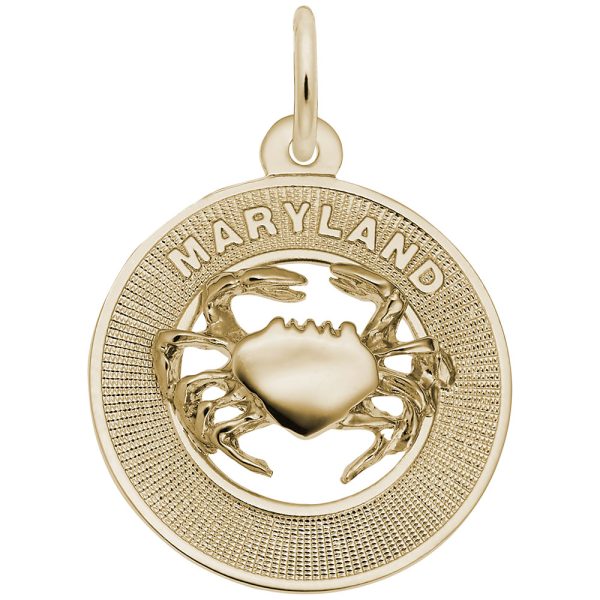 Maryland Crab Ring Charm