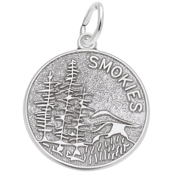 Smokies Mountain Scene Disc Charm