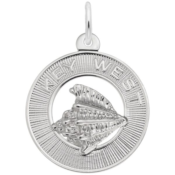 Key West Conch Shell Ring Charm