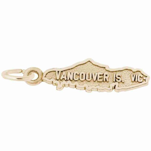 Vancouver Island Map Charm