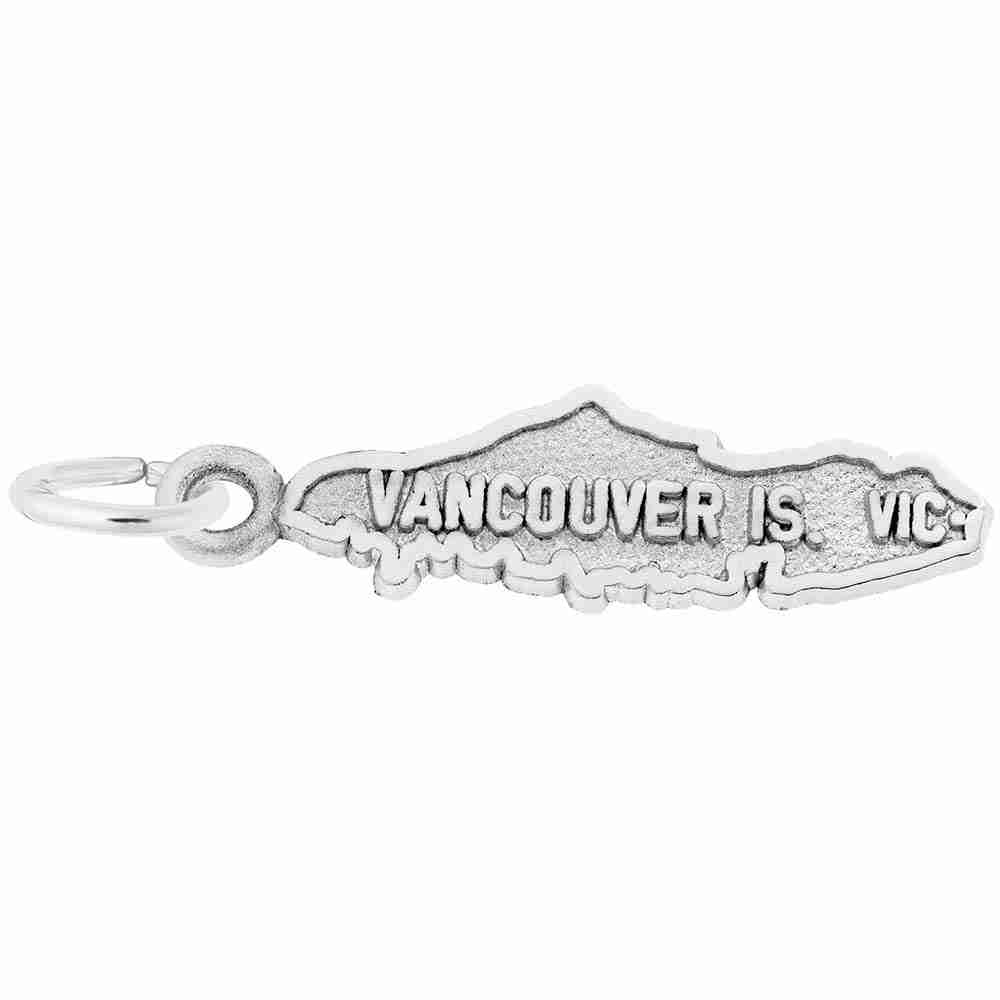Vancouver Island Map Charm