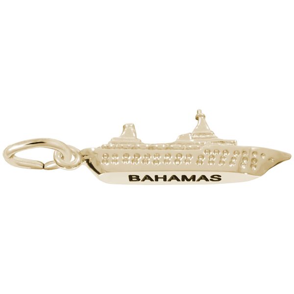 Island Cruise Ship Charm
