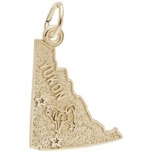 Yukon Map Charm