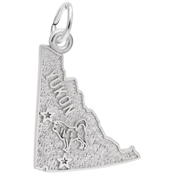 Yukon Map Charm