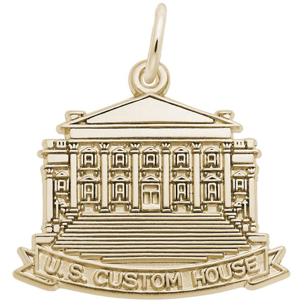 U.S. Custom House Charm