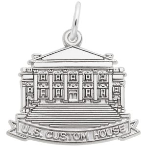 U.S. Custom House Charm