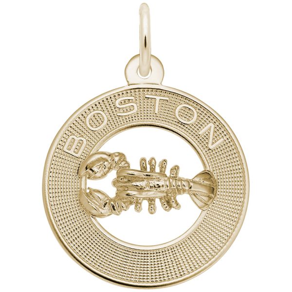 Boston Lobster Ring Charm