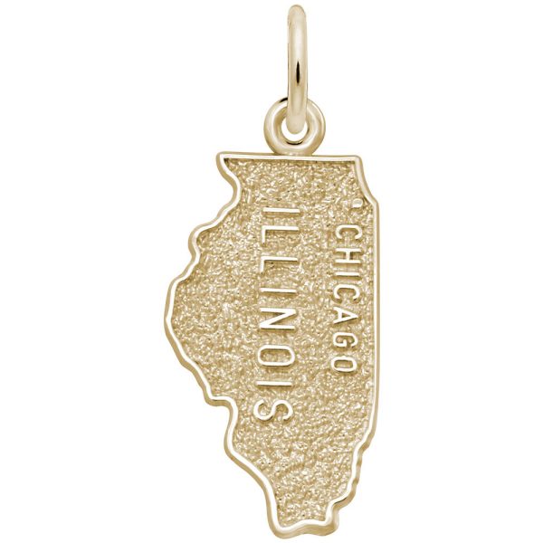 Chicago Illinois Map Charm