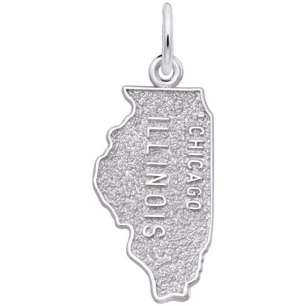 Chicago Illinois Map Charm