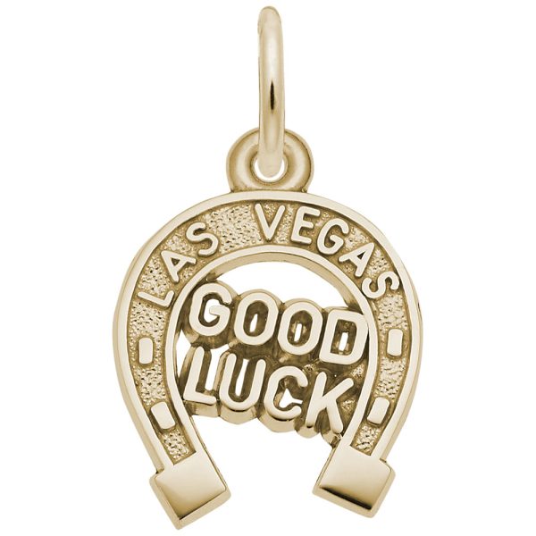 Las Vegas Good Luck Horseshoe Charm