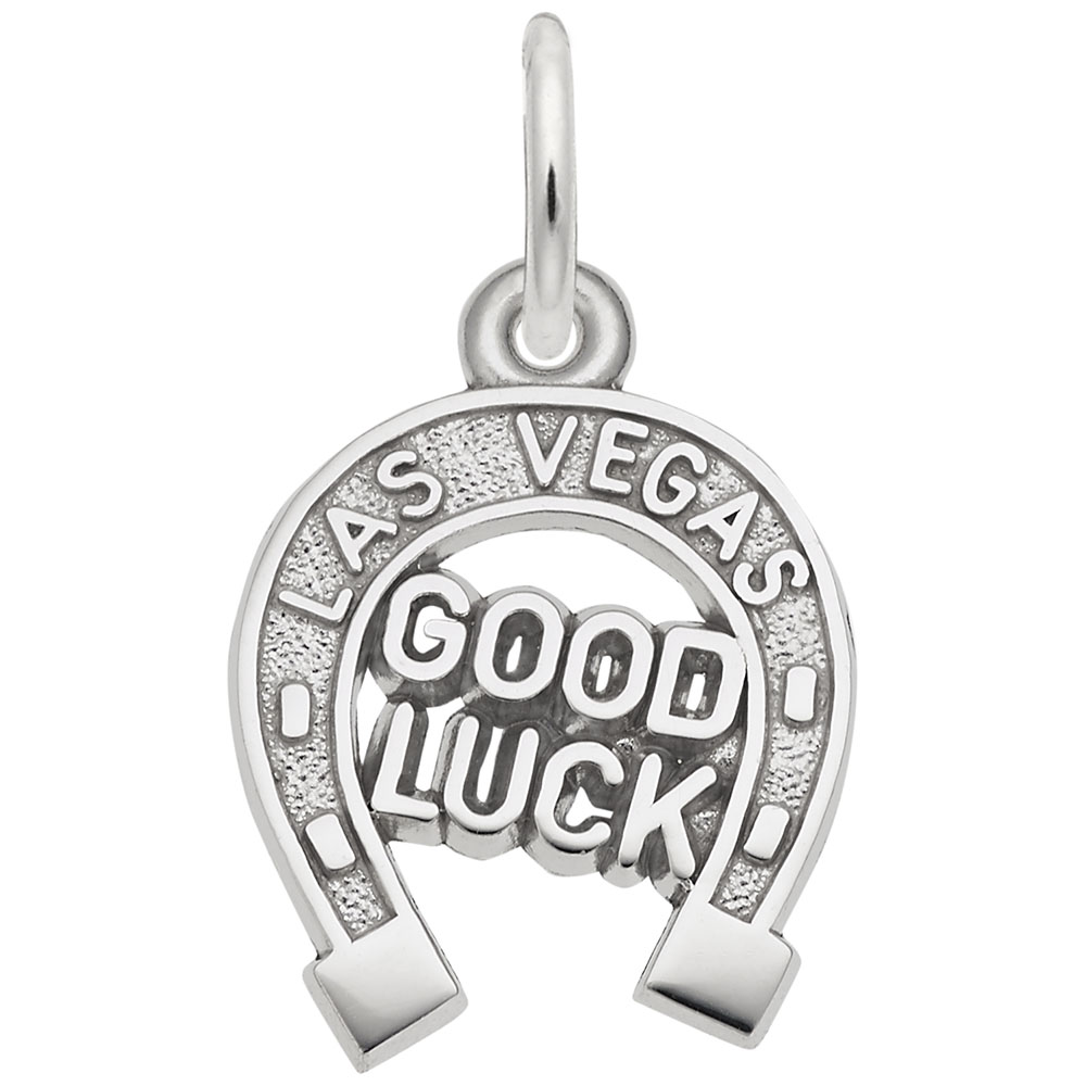Las Vegas Good Luck Horseshoe Charm