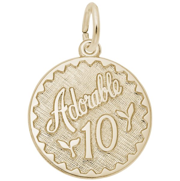 Adorable Ten Disc Charm