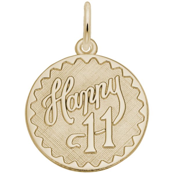 Happy Eleven Disc Charm