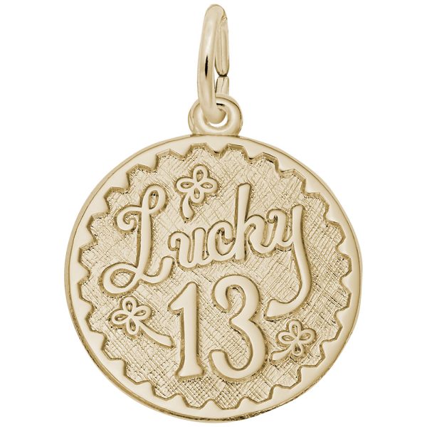 Lucky Thirteen Disc Charm
