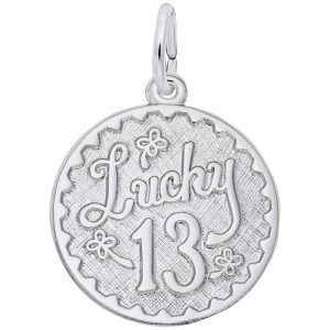 Lucky Thirteen Disc Charm