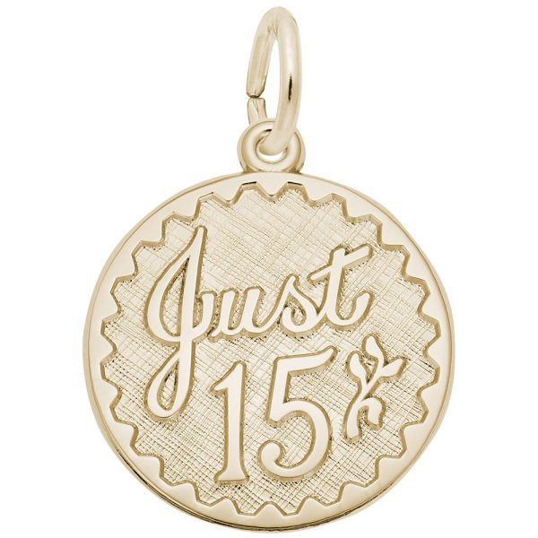 Just Fifteen Disc Charm