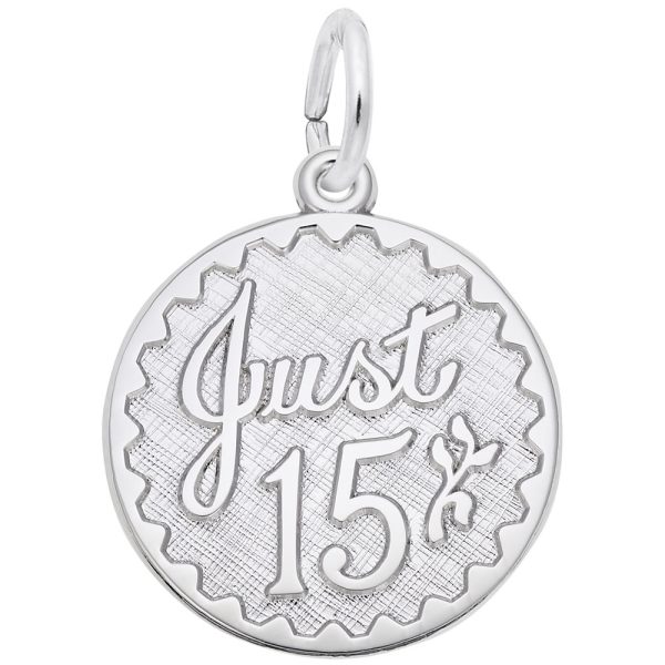 Just Fifteen Disc Charm