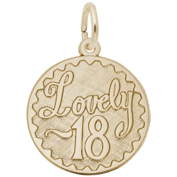 Lovely Eighteen Disc Charm