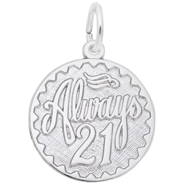 Always Twenty One Disc Charm
