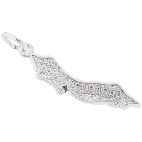 Curacao Map Charm