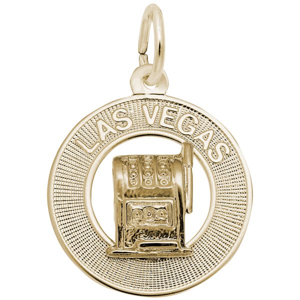 Las Vegas Slot Machine Ring Charm
