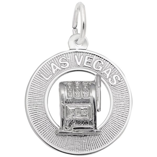 Las Vegas Slot Machine Ring Charm
