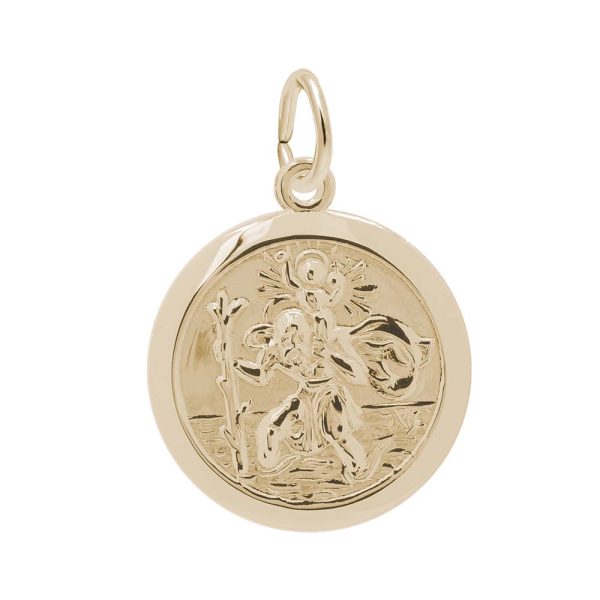 St Christopher Disc Charm