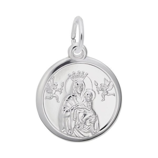 Madonna & Child Disc Charm