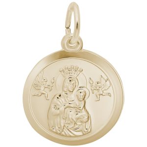 Madonna & Child Disc Charm