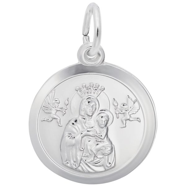 Madonna & Child Disc Charm