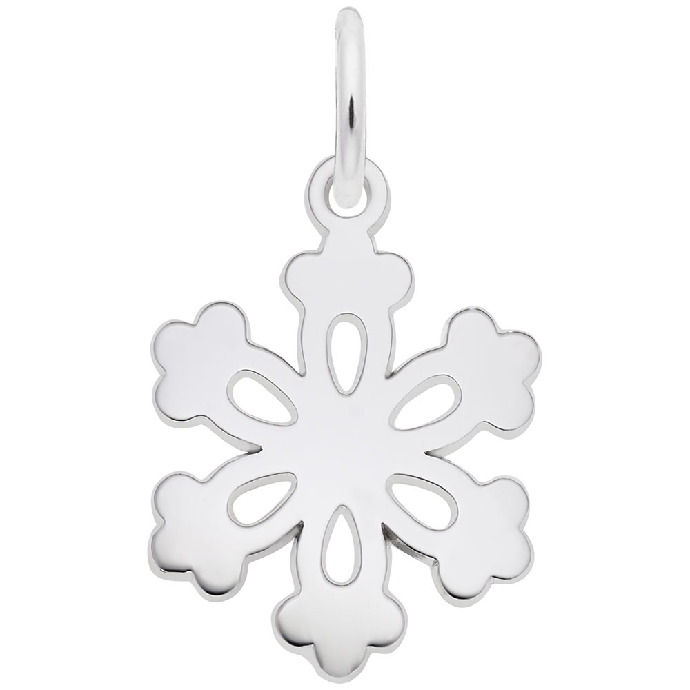 Stellar Plate Snowflake Charm