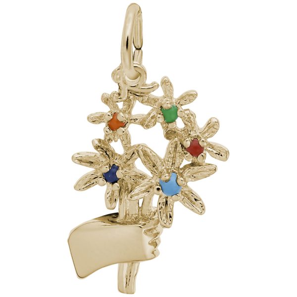 Bouquet of Flowers Charm