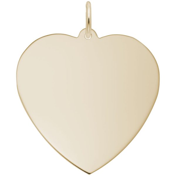 Extra Large Classic Heart Charm