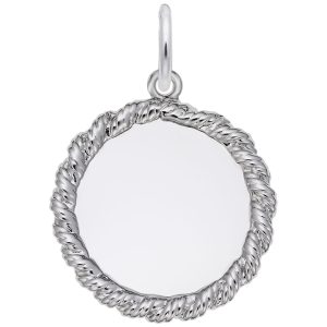 Extra Small Twisted Rope Disc Charm