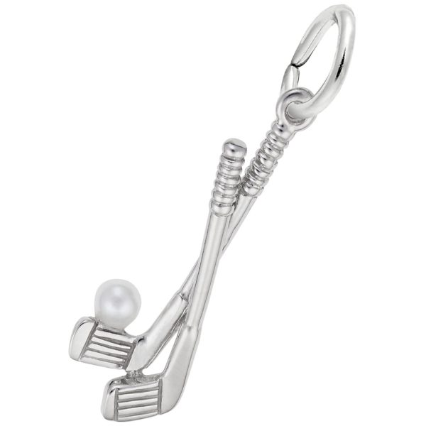 Golf Clubs with Ball Charm