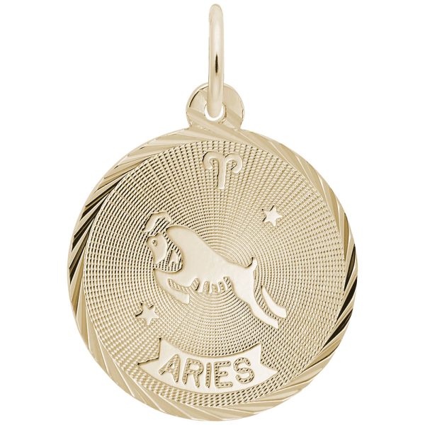 Aries Constellation Disc Charm