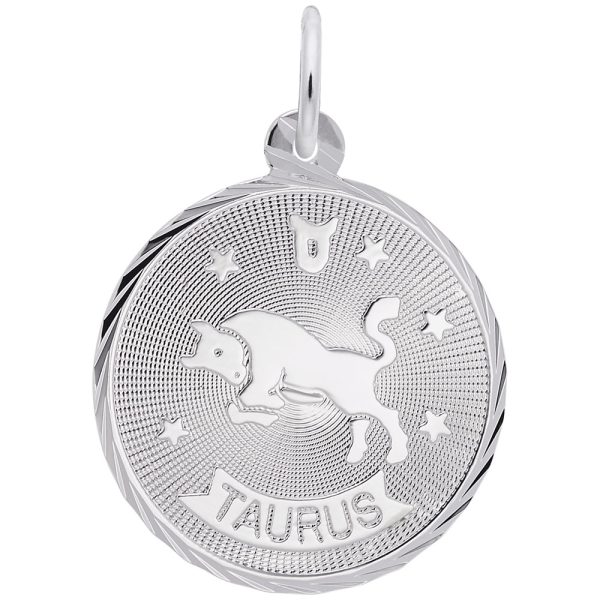 Taurus Constellation Disc Charm