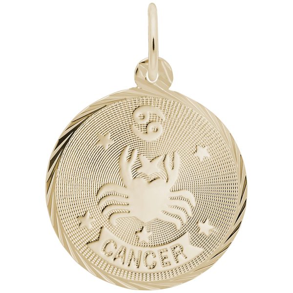 Cancer Constellation Disc Charm