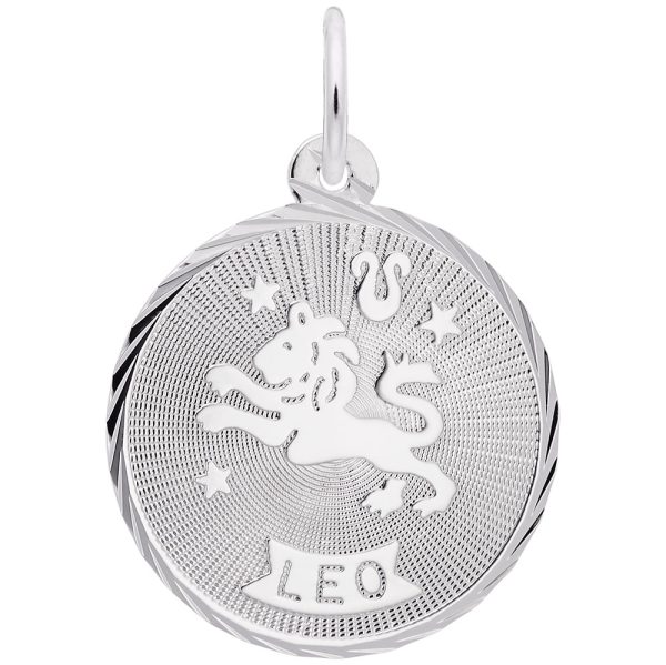 Leo Constellation Disc Charm