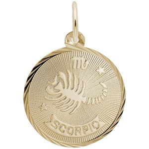 Scorpio Constellation Disc Charm