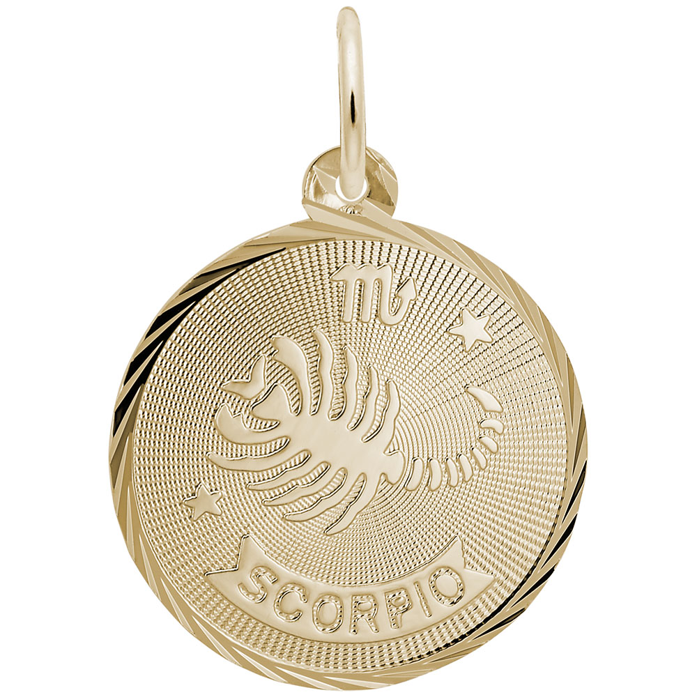 Scorpio Constellation Disc Charm - Image 1