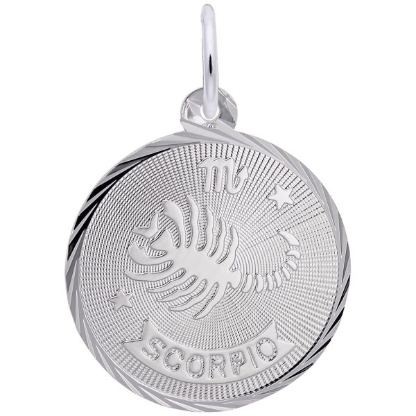 Scorpio Constellation Disc Charm
