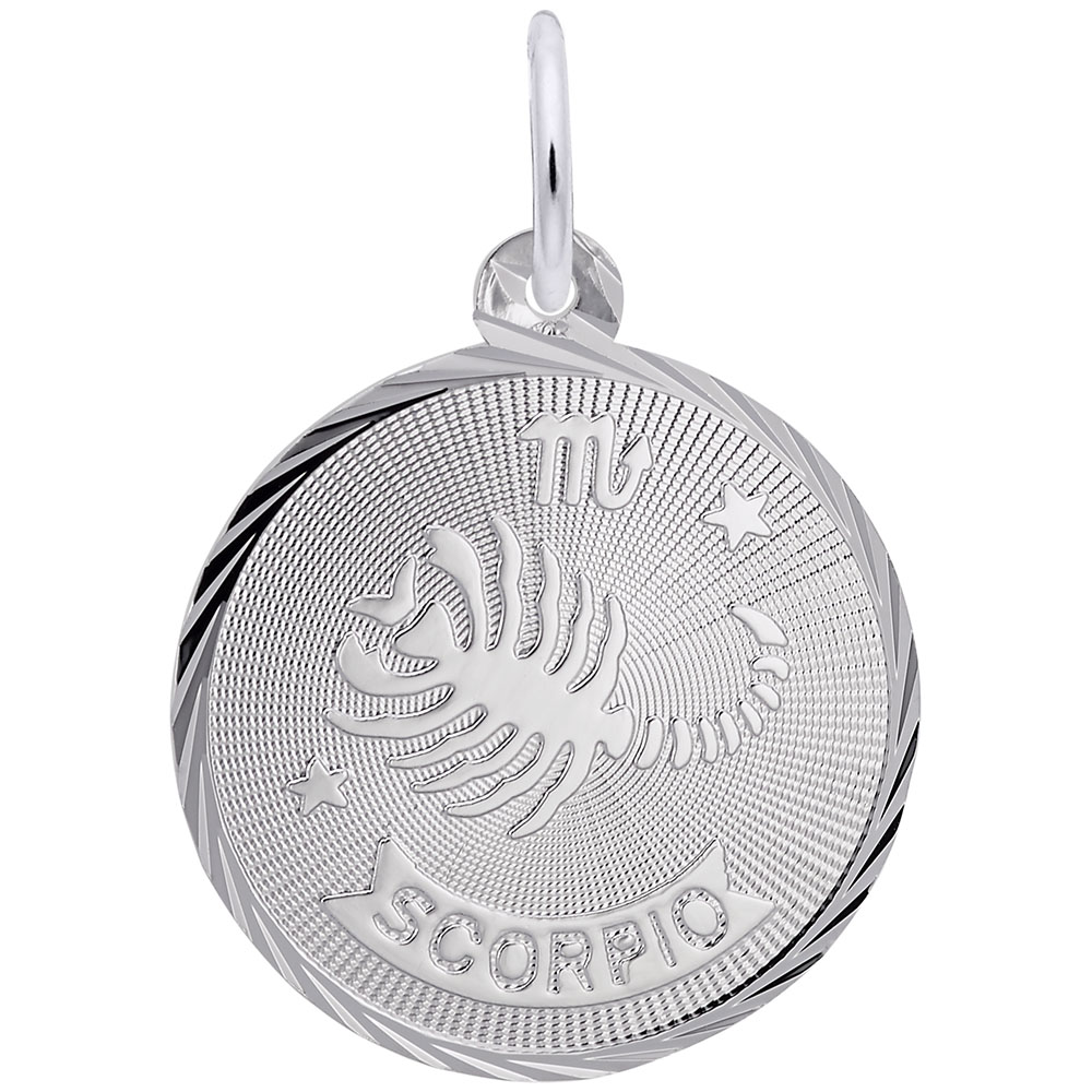 Scorpio Constellation Disc Charm
